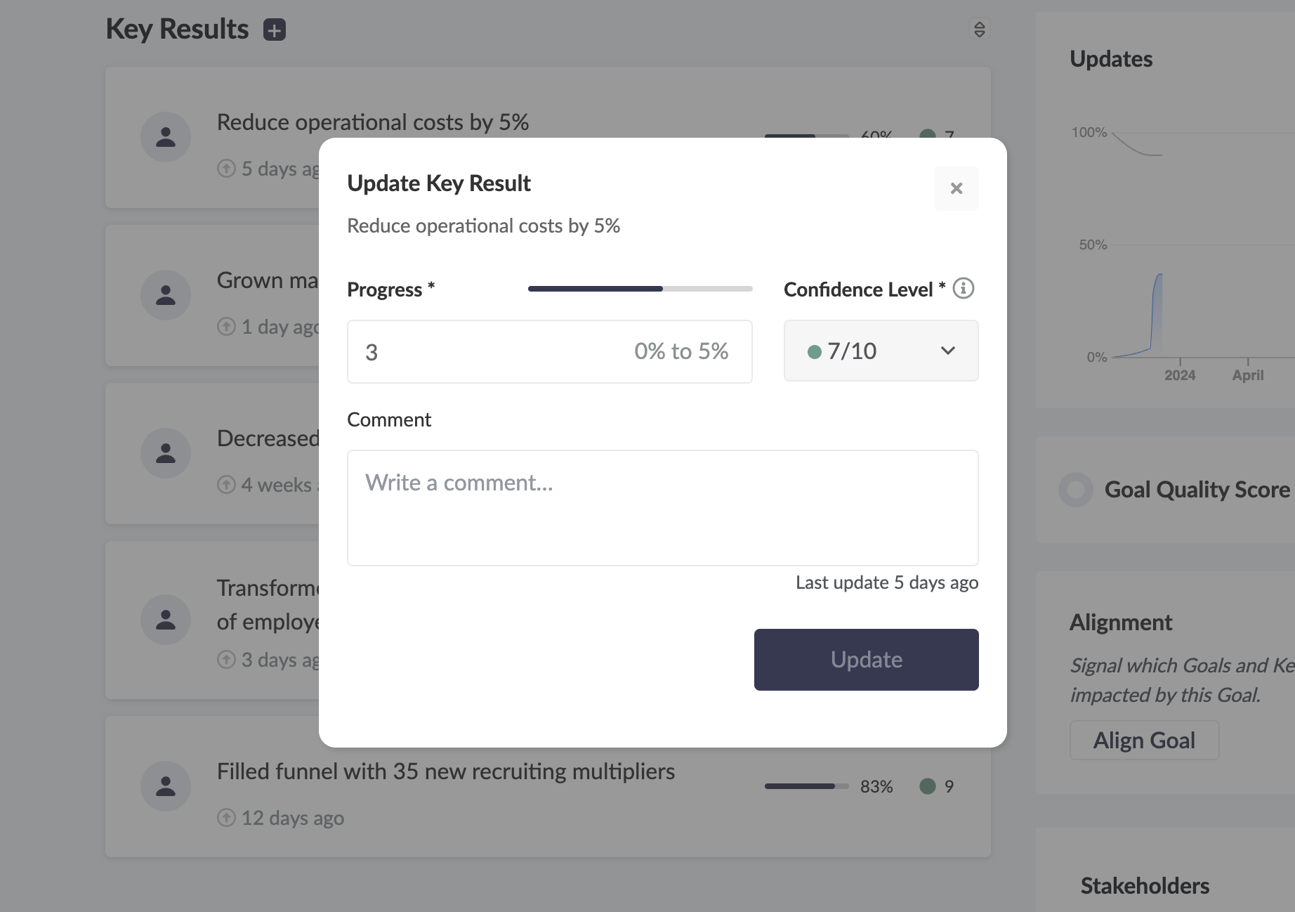Screenshot of Workpath’s Dashboard
